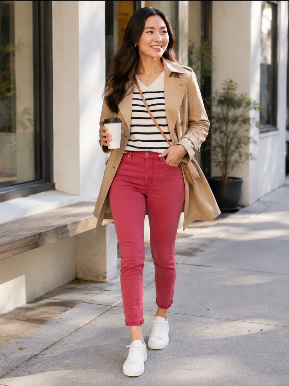 LOFT Frayed High Rise Skinny Crop Jeans Petite 8P NWT